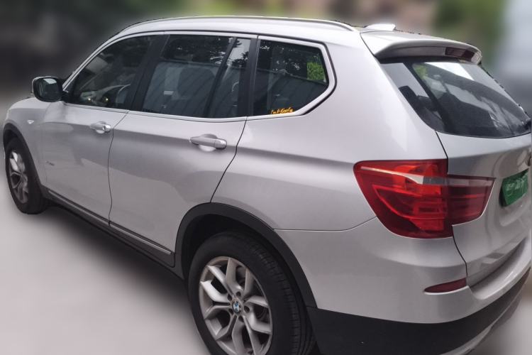 Used BMW X3 2011 xDrive28i Luxury Model Rear Left 45 Deg