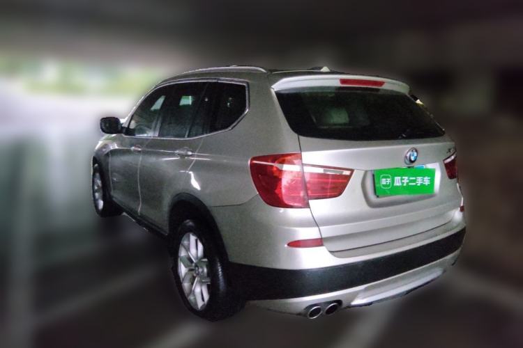 Used BMW X3 2011 xDrive28i Luxury Model Rear Left 45 Deg
