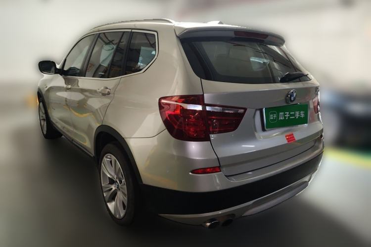 Used BMW X3 2011 xDrive35i Luxury Model Rear Left 45 Deg