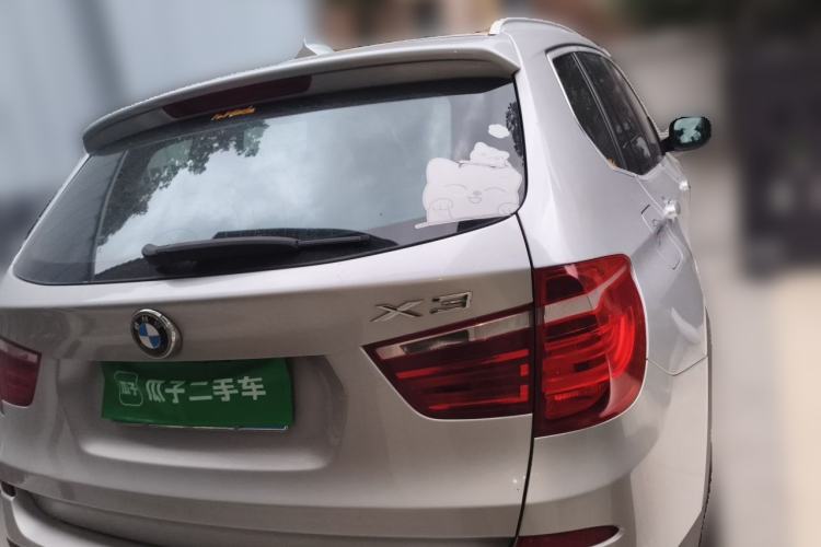 Used BMW X3 2011 xDrive28i Luxury Model Rear Right 45 Deg
