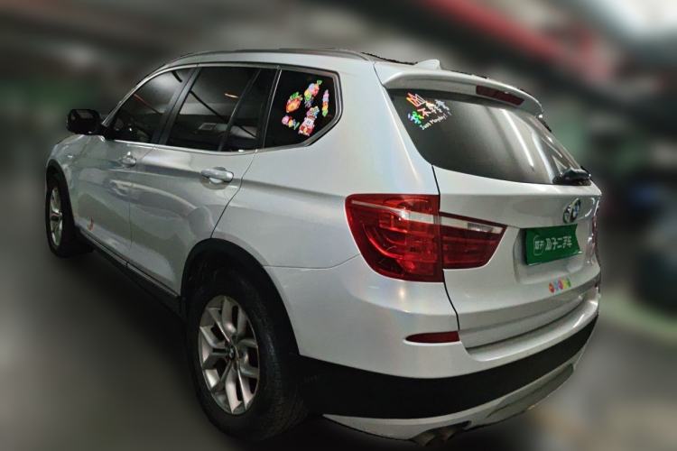Used BMW X3 2011 xDrive28i Luxury Model Rear Left 45 Deg