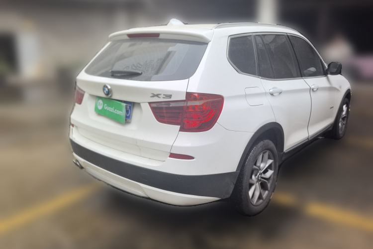 Used BMW X3 2011 xDrive28i Luxury Model Rear Right 45 Deg