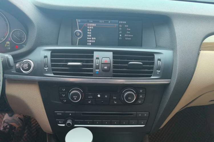Used BMW X3 2011 xDrive35i Luxury Model Audio And AC Panel