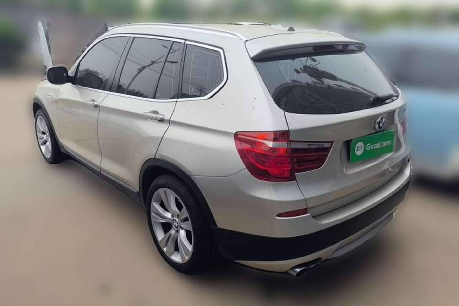 Used BMW X3 2011 xDrive35i Luxury Model Rear Left 45 Deg
