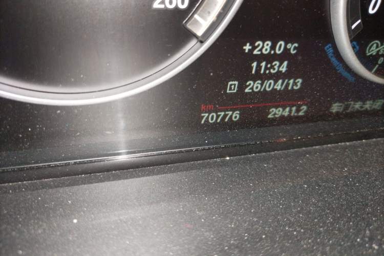 Used BMW X3 2012 xDrive28i Leading Model Odometer Close Up