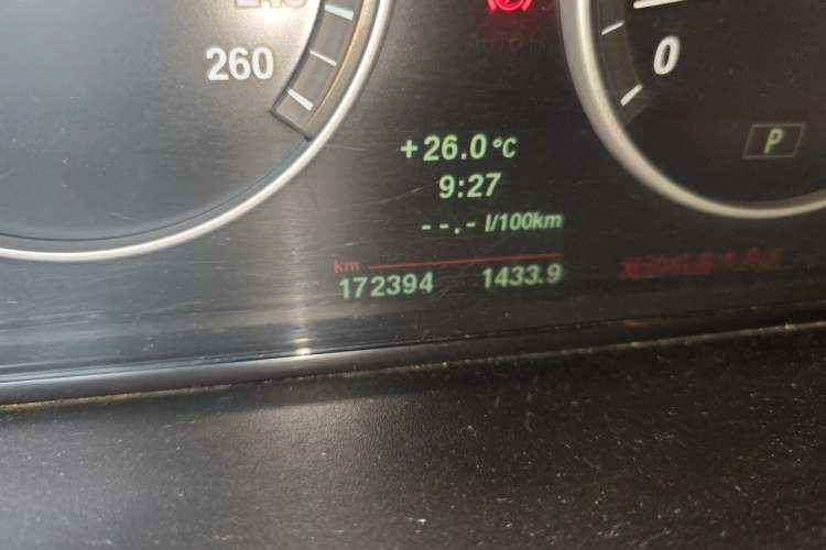 Used BMW X3 2012 xDrive28i Leading Model Odometer Close Up