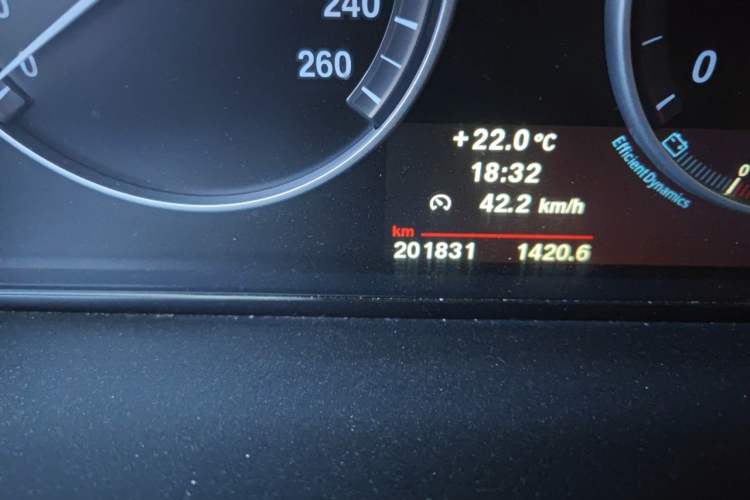 Used BMW X3 2012 xDrive28i Luxury Model Odometer Close Up