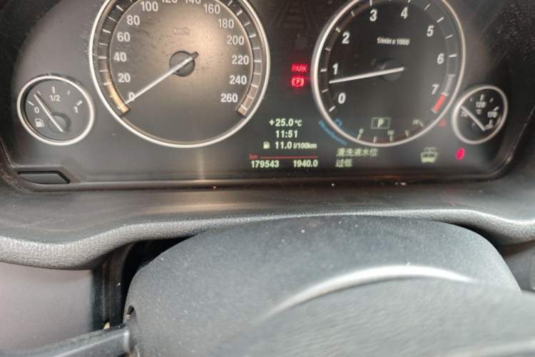 Used BMW X3 2012 xDrive20i Luxury Model Odometer Close Up