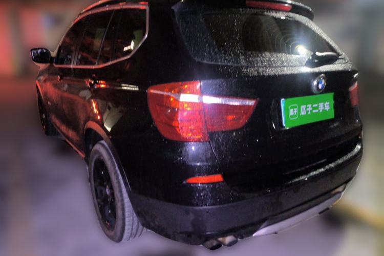Used BMW X3 2012 xDrive28i Luxury Model Rear Left 45 Deg