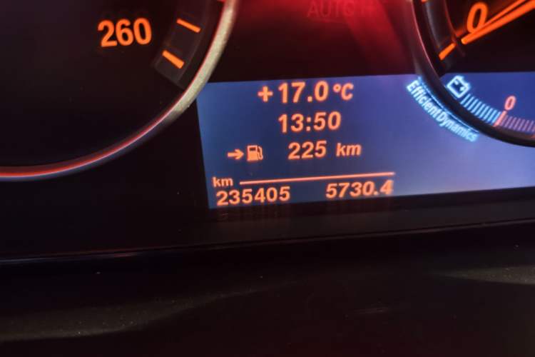 Used BMW X3 2012 xDrive28i Leading Model Odometer Close Up