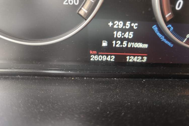 Used BMW X3 2012 xDrive28i Luxury Model Odometer Close Up