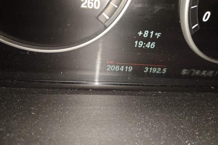 Used BMW X3 2012 xDrive20i Luxury Model Odometer Close Up