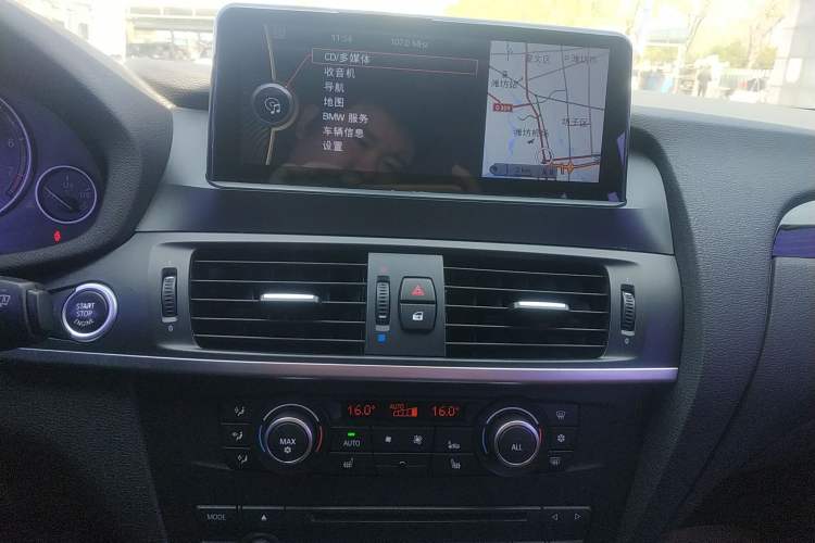 Used BMW X3 2012 xDrive20i Luxury Model Audio And AC Panel