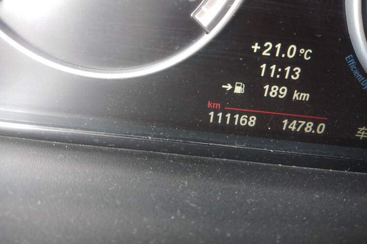 Used BMW X3 2012 xDrive28i Luxury Model Odometer Close Up