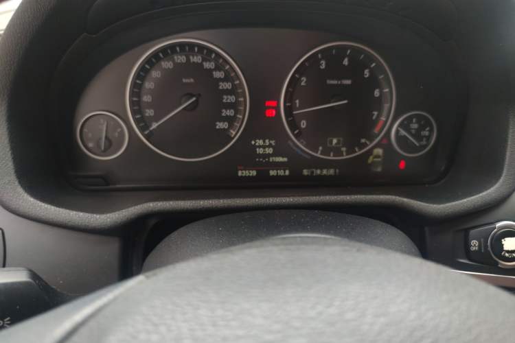 Used BMW X3 2012 xDrive20i Luxury Model Odometer Close Up
