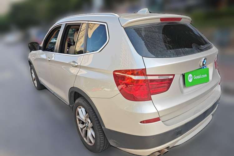 Used BMW X3 2012 xDrive28i Luxury Model Rear Left 45 Deg