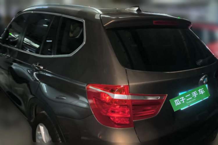 Used BMW X3 2012 xDrive20i Luxury Model Rear Left 45 Deg