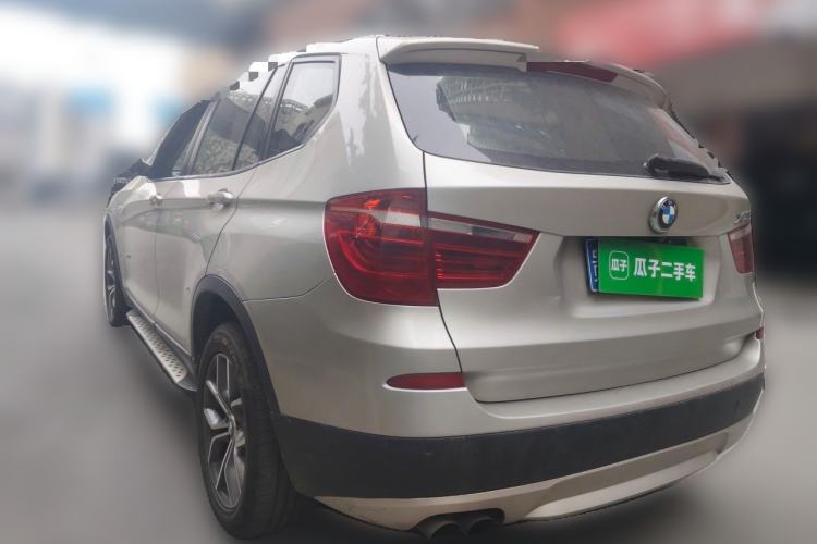 Used BMW X3 2012 xDrive28i Luxury Model Rear Left 45 Deg
