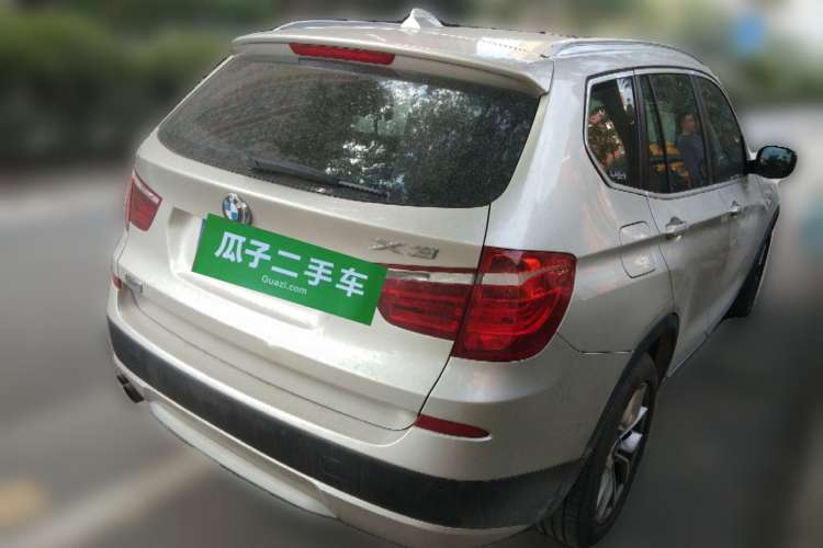 Used BMW X3 2012 xDrive28i Luxury Model Rear Right 45 Deg
