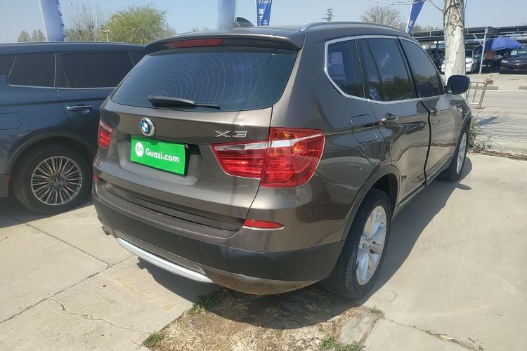 Used BMW X3 2012 xDrive20i Luxury Model Rear Right 45 Deg