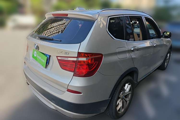 Used BMW X3 2012 xDrive28i Luxury Model Rear Right 45 Deg