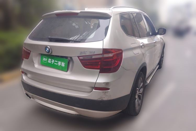 Used BMW X3 2012 xDrive28i Luxury Model Rear Right 45 Deg