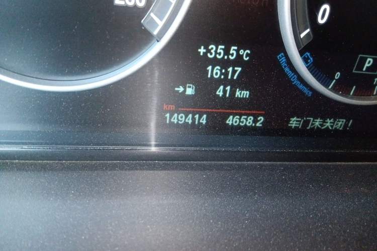 Used BMW X3 2012 xDrive20i Luxury Model Odometer Close Up
