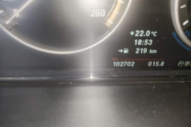 Used BMW X3  Odometer Close Up