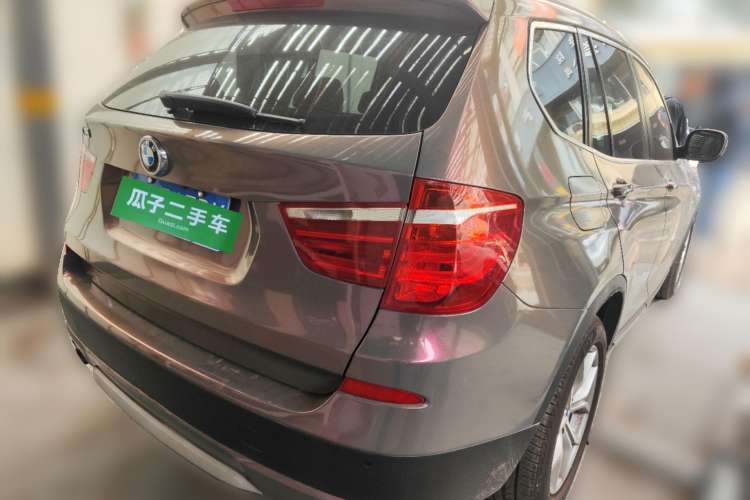 Used BMW X3 2012 xDrive28i Luxury Model Rear Right 45 Deg