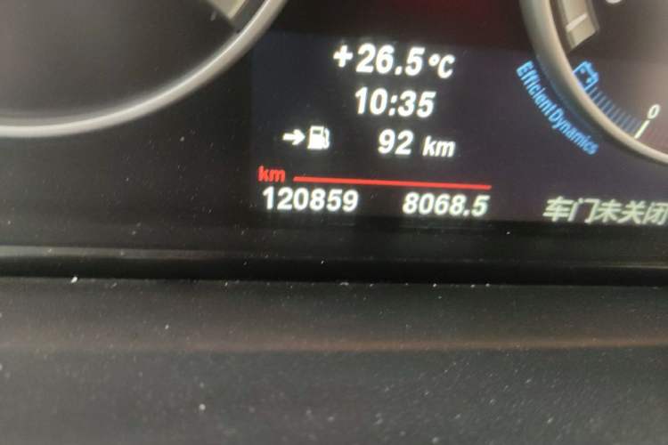 Used BMW X3 2012 xDrive28i Leading Model Odometer Close Up