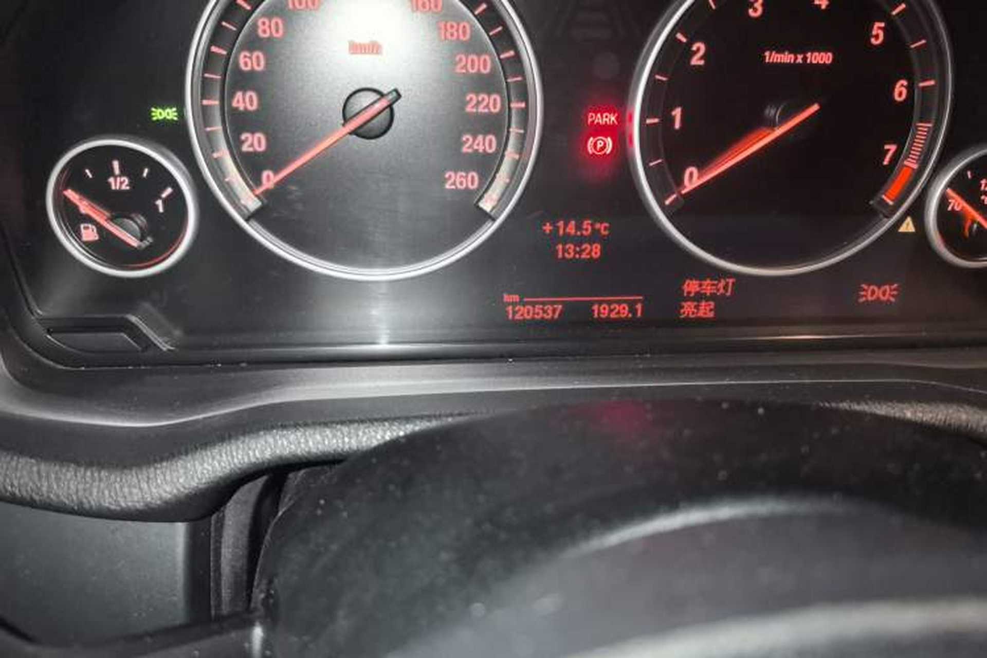 Used BMW X3 2012 xDrive20i Luxury Model Odometer Close Up