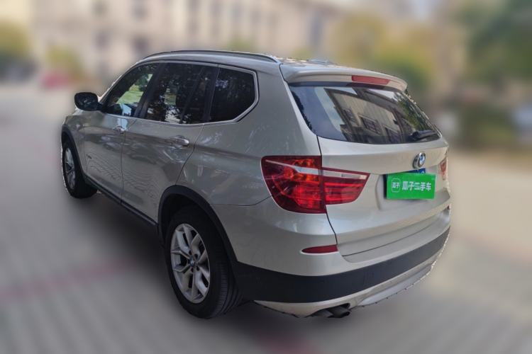 Used BMW X3 2012 xDrive28i Luxury Model Rear Left 45 Deg