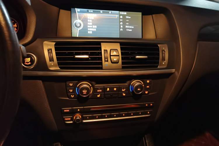 Used BMW X3 2012 xDrive20i Luxury Model Audio And AC Panel
