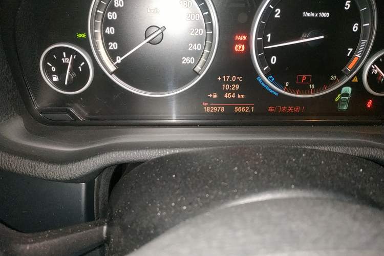 Used BMW X3 2012 xDrive20i Luxury Model Odometer Close Up