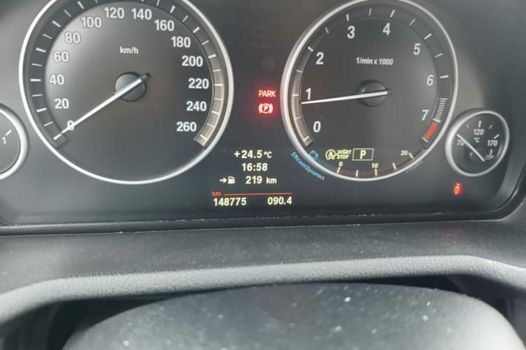Used BMW X3 2012 xDrive20i Luxury Model Odometer Close Up