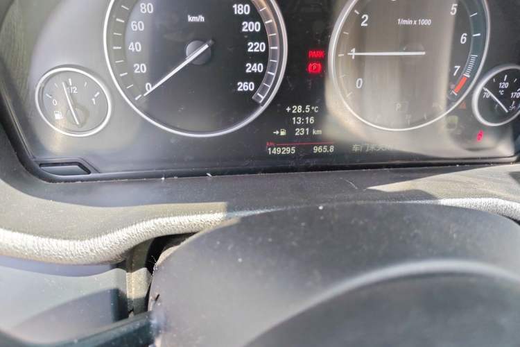 Used BMW X3 2012 xDrive20i Luxury Model Odometer Close Up