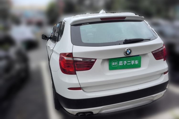 Used BMW X3 2012 xDrive28i Luxury Model Rear Left 45 Deg