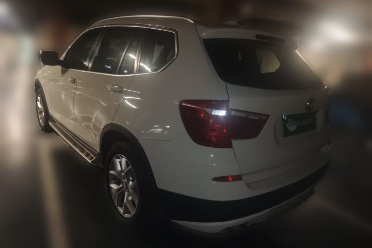 Used BMW X3 2012 xDrive28i Luxury Model Rear Left 45 Deg