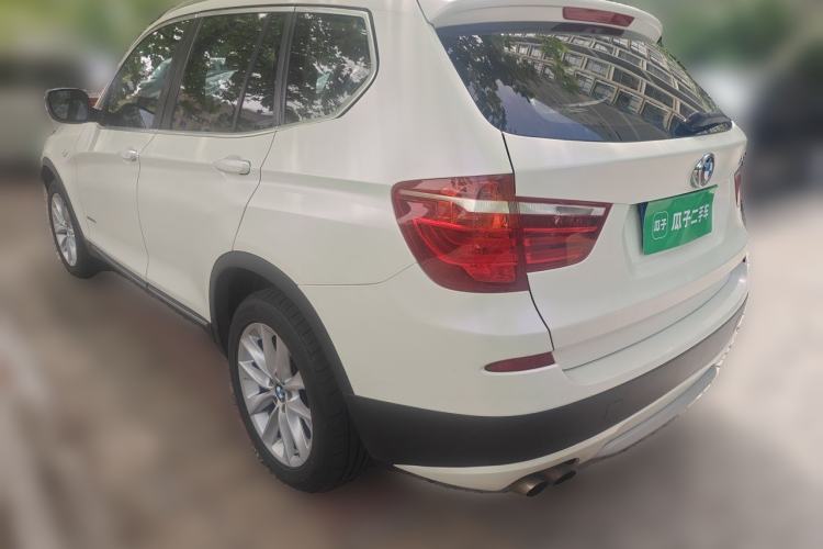 Used BMW X3 2012 xDrive28i Luxury Model Rear Left 45 Deg