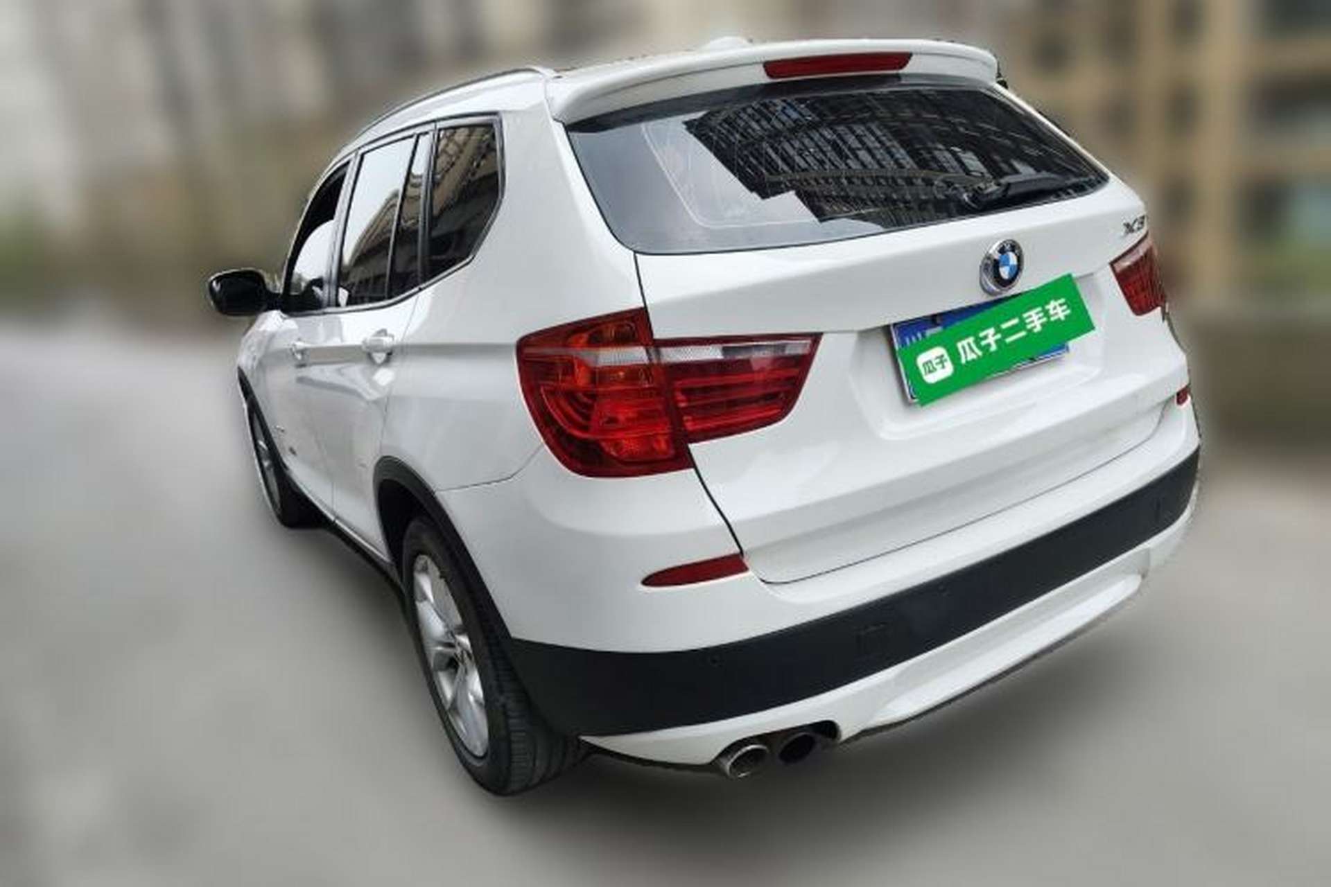 Used BMW X3 2012 xDrive28i Leading Model Rear Left 45 Deg