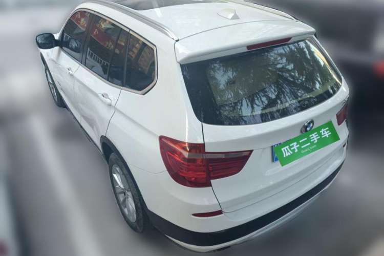 Used BMW X3 2012 xDrive20i Luxury Model Rear Left 45 Deg