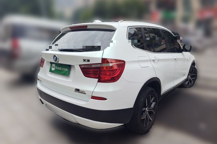 Used BMW X3 2012 xDrive28i Luxury Model Rear Right 45 Deg