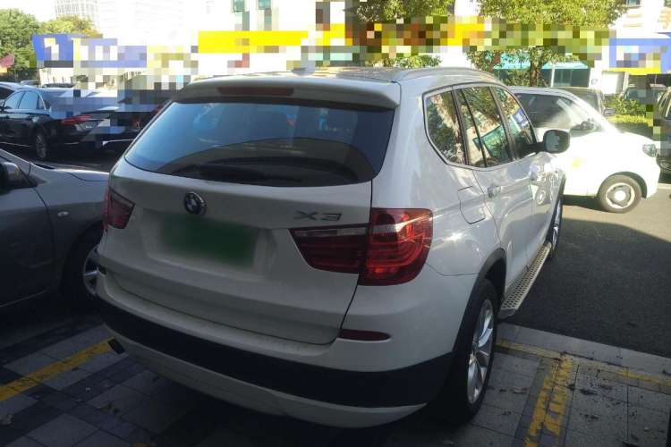 Used BMW X3 2012 xDrive20i Luxury Model Rear Right 45 Deg