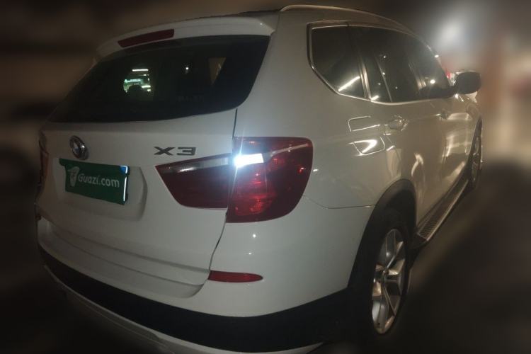 Used BMW X3 2012 xDrive28i Luxury Model Rear Right 45 Deg