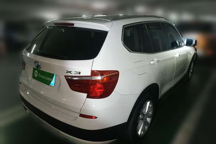 Used BMW X3 2012 xDrive20i Luxury Model Rear Right 45 Deg