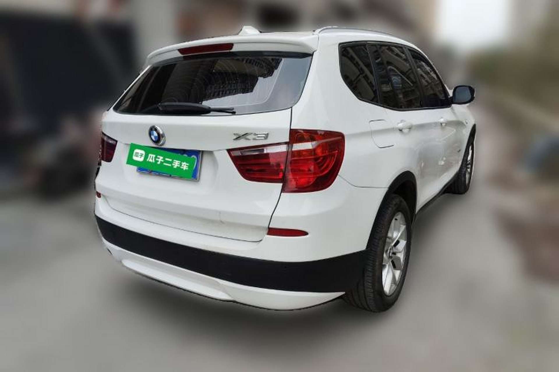 Used BMW X3 2012 xDrive28i Leading Model Rear Right 45 Deg