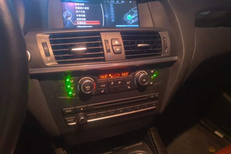 Used BMW X3 2013 Facelifted xDrive20i Luxury Edition Audio And AC Panel
