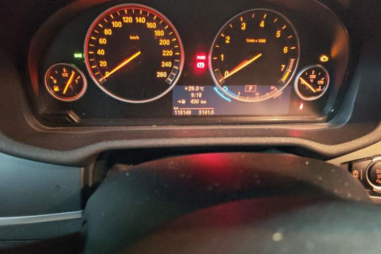 Used BMW X3 2013 Revised xDrive28i Luxury Edition Odometer Close Up