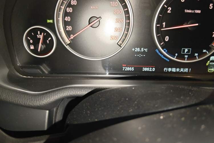 Used BMW X3 2013 xDrive28i Luxury Model Odometer Close Up