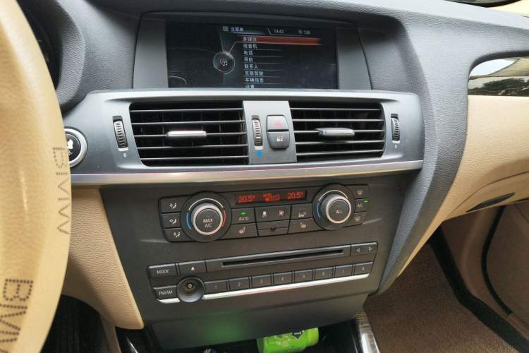 Used BMW X3 2013 Facelifted xDrive20i Luxury Edition Audio And AC Panel